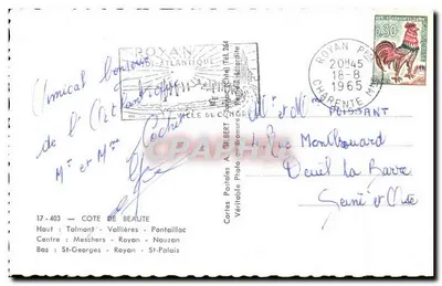 Brzeg Piękności — Royan — Wydawca Gilbert, nr 264 — Rewers