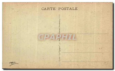 Strasbourg — Katedra — Front i Strona Południowa — Karty 'La Cigogne', 17, Rue de Courne, Strasbourg — Rewers