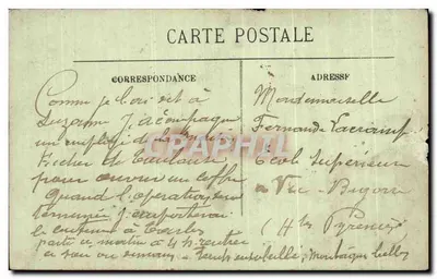 Okręgi Cauterets — Jezioro Gaube i Vignemale — LL. — N° 110 — Rewers