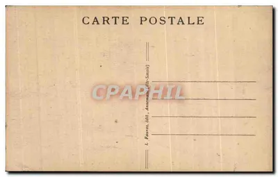 Bilhete postal antigo Valle de St Jean d'Aulph e as Montanhas de Morzine — Verso
