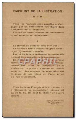 Generał Foch — Marszałek Wolności — Wydawca: La Platinogravure, Montrouge — Rewers