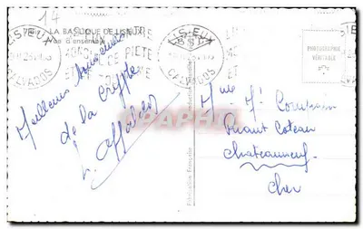 Bazylika Najświętszej Maryi Panny z Garoupe — ogólny widok — wydawca Graphphil — Rewers