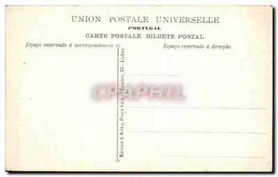 Lisbona — Szczegół portalu bocznego — Martins & Silva, n° 550 — Rewers