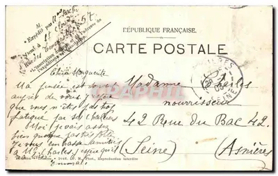 St. Cloud — Grandes Eaux, A Cascata, Parte Inferior — Edição Trinon, n° 2046 — Verso