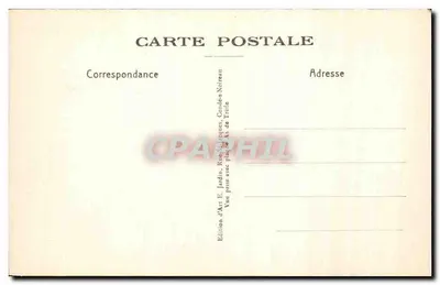Ponte da Floresta Auvray — fim do XIIIº século — Edição E. Jardin, Coudés de Tréville — Verso