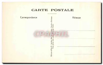 A Suíça Normanda — Roche d'Oêtre — Vista geral — Edição F. Jardin, Coudes de Trélie — Verso