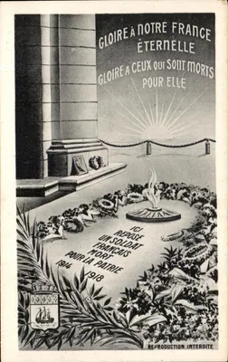 Memorial aos soldados franceses mortos pela pátria — 1914-1918 — L. Boisson, editor, Paris