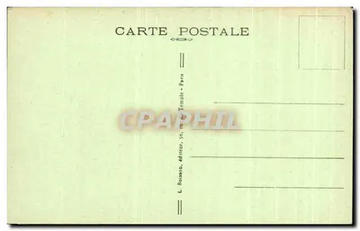 Memorial aos soldados franceses mortos pela pátria — 1914-1918 — L. Boisson, editor, Paris — Verso