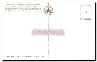 Kuchnia Pałacu Gubernatorskiego — Williamsburg, Wirginia — Miro-Koome & Card — Rewers