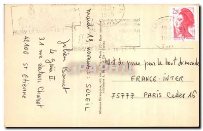 Índia — Templo de Madura — Missões Estrangeiras de Paris — Verso