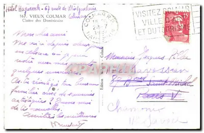Kloster Dominikanów — Colmar — Wydawnictwo Wilhaco — Rewers