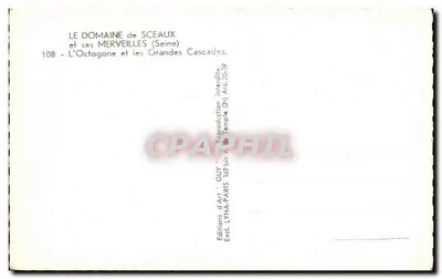 Il Dominio di Sceaux — L'Ottagono e le Grandi Cascate — Edizioni d'Arte 'Guy' Parigi — Verso