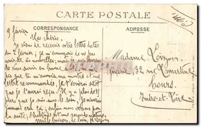 Arras — Catedral após o bombardeio — Charles Ledieu, n° 52 — Verso