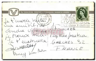 Londres — Trafalgar Square, Piccadilly Circus, Tower Bridge — Valentine Printers & Publishers, n° ET-3840 — Verso