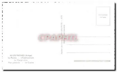 Ax-les-Thermes — vista geral — Sociedade dos Carres Rurales APA-POUX — Verso
