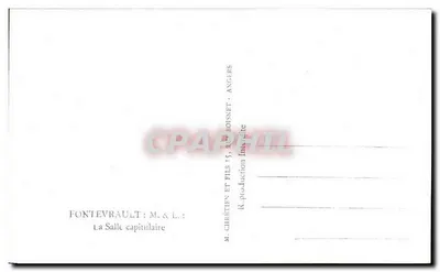 丰特夫罗瓦：主厅 — M. Chretien 和儿子，昂热 — 背面