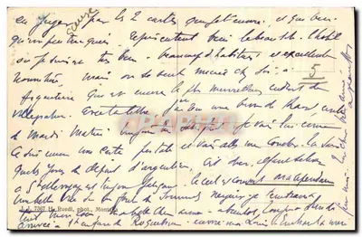 Montana s. Sierre - Chalety przy jeziorze — Weisshorn i Rotherhorn na tle — Rewers