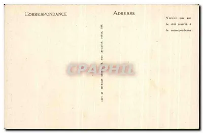Albert — Capela da Virgem Milagrosa — Reconstruída por Duthoit, Arquiteto — LL — Verso