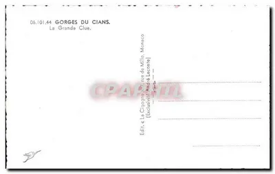 Góry Cians — Wielka Klucz — La Gigogne, Monako — Rewers