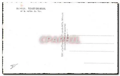 Cygula — widok panoramiczny — Wyd. « La Cigogne », 7, rue de Milo, Monaco — Rewers