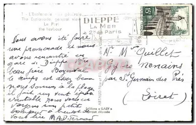 Dieppe - Widoki panoramiczne — Rewers