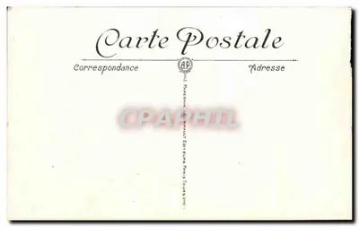 Versajles — Pałac, Front pałacu — A.P. — Rewers