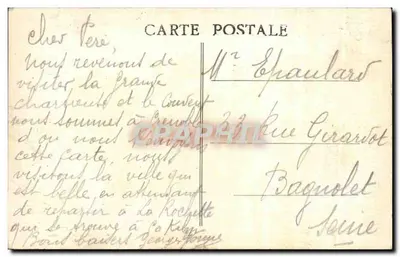 Grenoble - Most wiszący i nabrzeże Perrière — wyd. Romagnès, nr 98 — Rewers