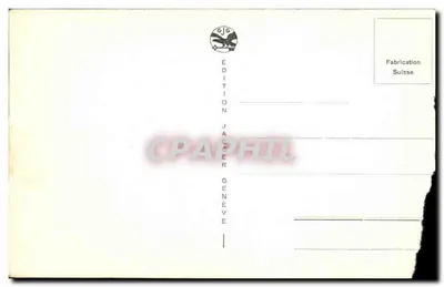 Genebra — Locais emblemáticos — Edição Jaeger Genebra, n° 8042 — Verso