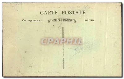Gisors (Eure) - Torre do Governador — Bilhete postal antigo n°84 bis, editor Unis-France — Verso