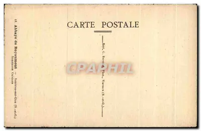 Abbatia Royaumont — Kuchnie — Éd. G. Barring Phot, Vannes (S.-el.-O.) — Rewers