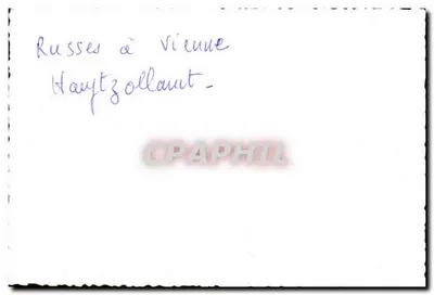 Rusos em Viena — Hautzollaut — sem editor ou série visíveis — Verso
