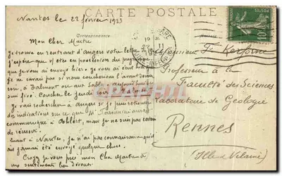 NANTES - Das Museum für Naturgeschichte — anonymer Verleger, Nr. 469 — Rückseite
