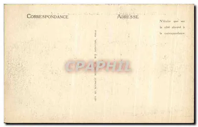 Bilhete postal antigo Place De L'Hotel de Ville Estátua de Napoleão — Verso