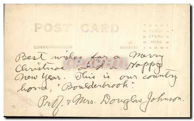 Dom w lesie — Boulderbrook — Prof. & Mrs. Douglas Johnson — Rewers