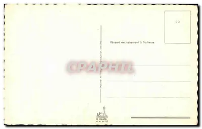 Bonne Fête Maman — kartka życzeń — R. HAMEL PARIS — Rewers
