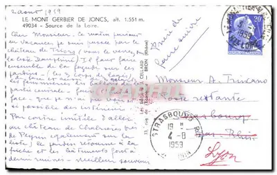 Source de la Loire — Mont Gerbier de Joncs — Éditeur : L'Édit. de l'Économie — Verso
