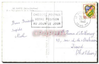 Ogólny widok Rady — Le Havre — Wydawnictwo Galf — Rewers
