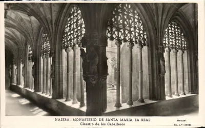 Najera.-Mosteiro de Santa Maria la Real — Claustro dos Cavaleiros — Manipel n.º 142265
