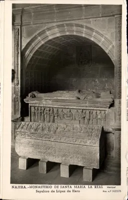 Najera.-Mosteiro de Santa María la Real — Sepulcro de López de Haro — Manipel, n° 142205