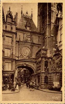 Rouen — A Grande Relógio e a Arcada (1511) — Cimy