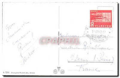 Parte beim Rütli am Vierwaldstättersee gegen Bristenston — Photoglob-Wehrli AG, Zürich — Verso