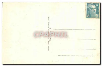 O Desfiladeiro d'Entre-Porte — Sítios pitorescos da França-Comtado — Edição Louis Lacreux-tabacs, Nozeroy (Jura) — Verso