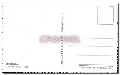 Cordoba — Fontana del Cavallo — Edizioni Sicilia — Verso