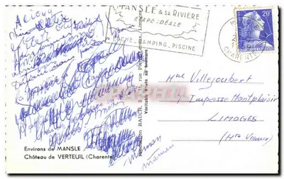 Castelo de Verteuil — Charente — Produção BAUCL — Verso