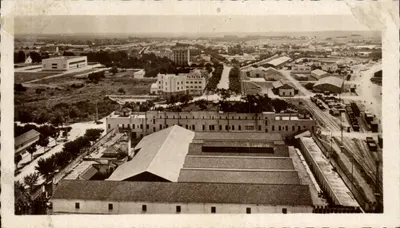 Bilhete postal antigo Marox Port Lyautey Vista Geral sobre a Cidade Nova