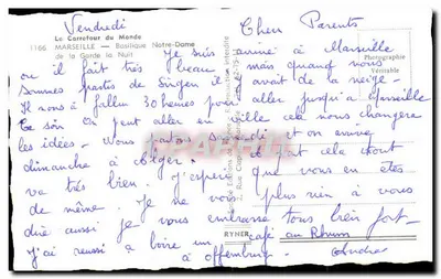 Basiliek Onze Lieve Vrouw van de Wachtpost — Marseille — Uitgaven van Marseille — Achterkant
