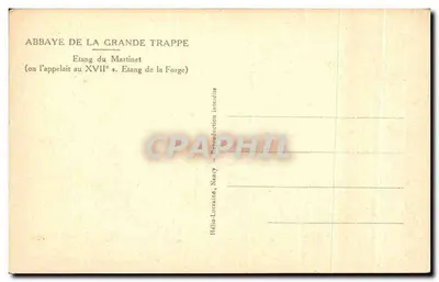 Abbaye de la Grande Trappe — Étang du Martinet — Hélo-Lorraine, Nancy — Rewers