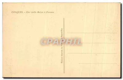 Conques — Stara dom w Fumouse — Wydawnictwo Pana św. Foy — Rewers