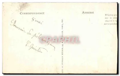 L'altare della Délivrande (Calvados) — editore Levy & Veurdein Réunis, n° 11 — Verso