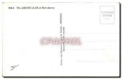 Cygieńka — Widok panoramiczny wsi w górach — Wydawnictwo André Leconte — Rewers